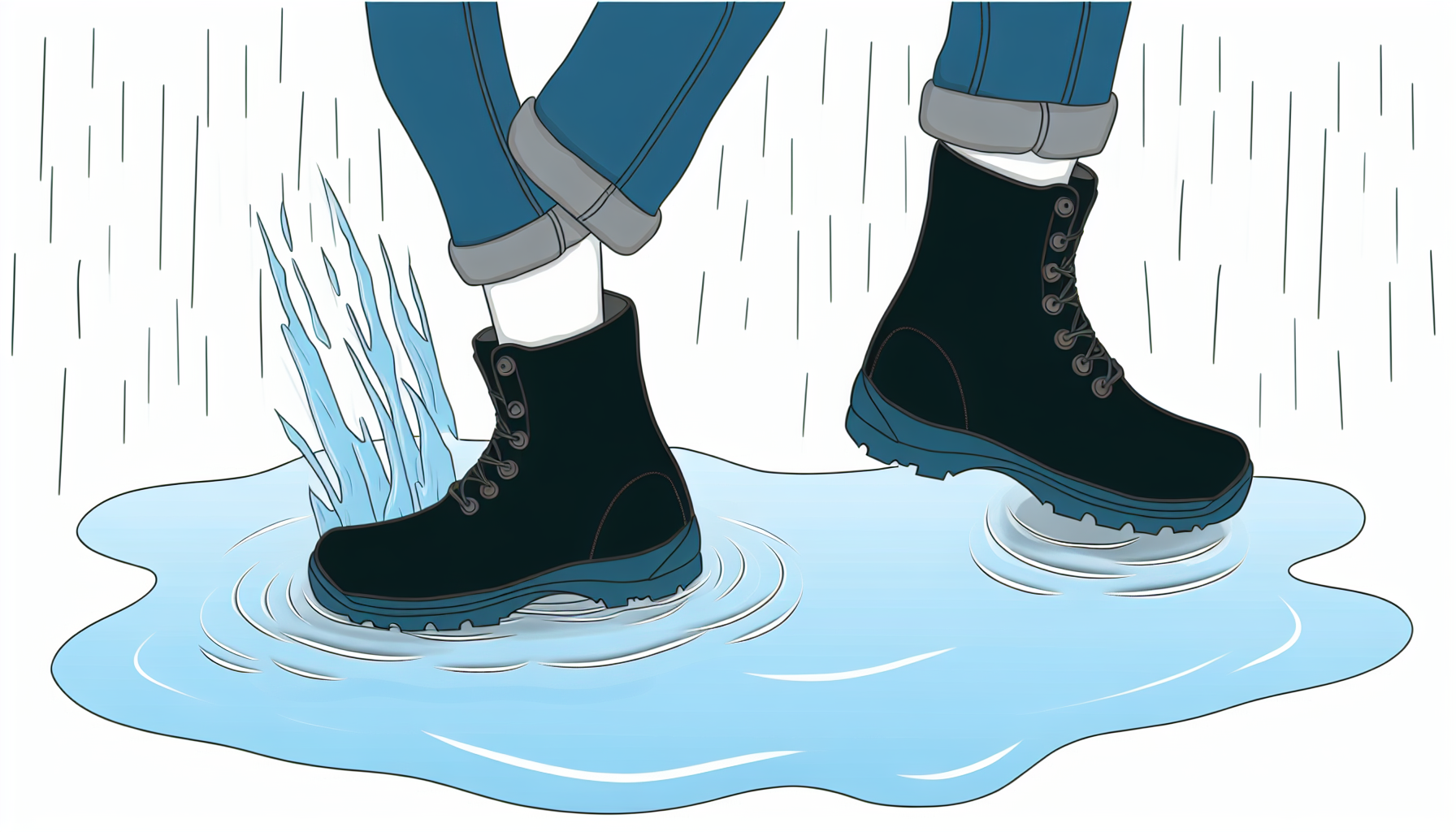 Astuces pour garder ses pieds au sec en milieu humide.