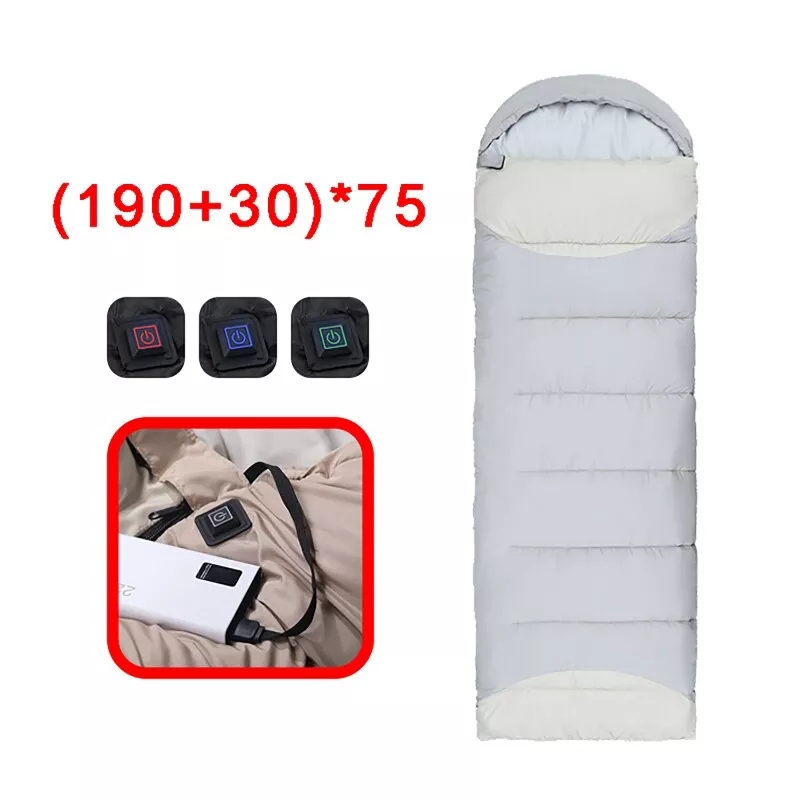 Sac De Couchage Thermobag Outdoor 400 Grand Froid – 2kg, Ripstop Camo, Température Extrême – Idéal Camping Hiver