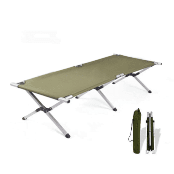 Sportneer Lit De Camp Pliable Aluminium 190x70cm - Charge 150kg - Compact Pour Camping, Randonnée, Jardin