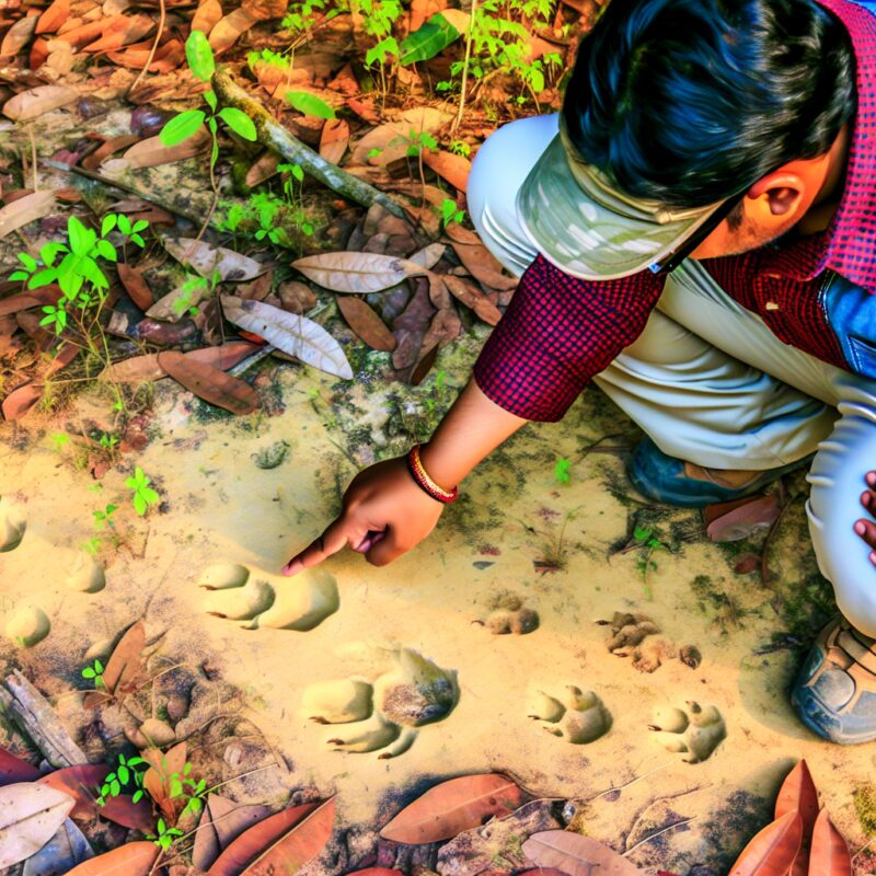 Comment identifier les traces d'animaux en forêt ?