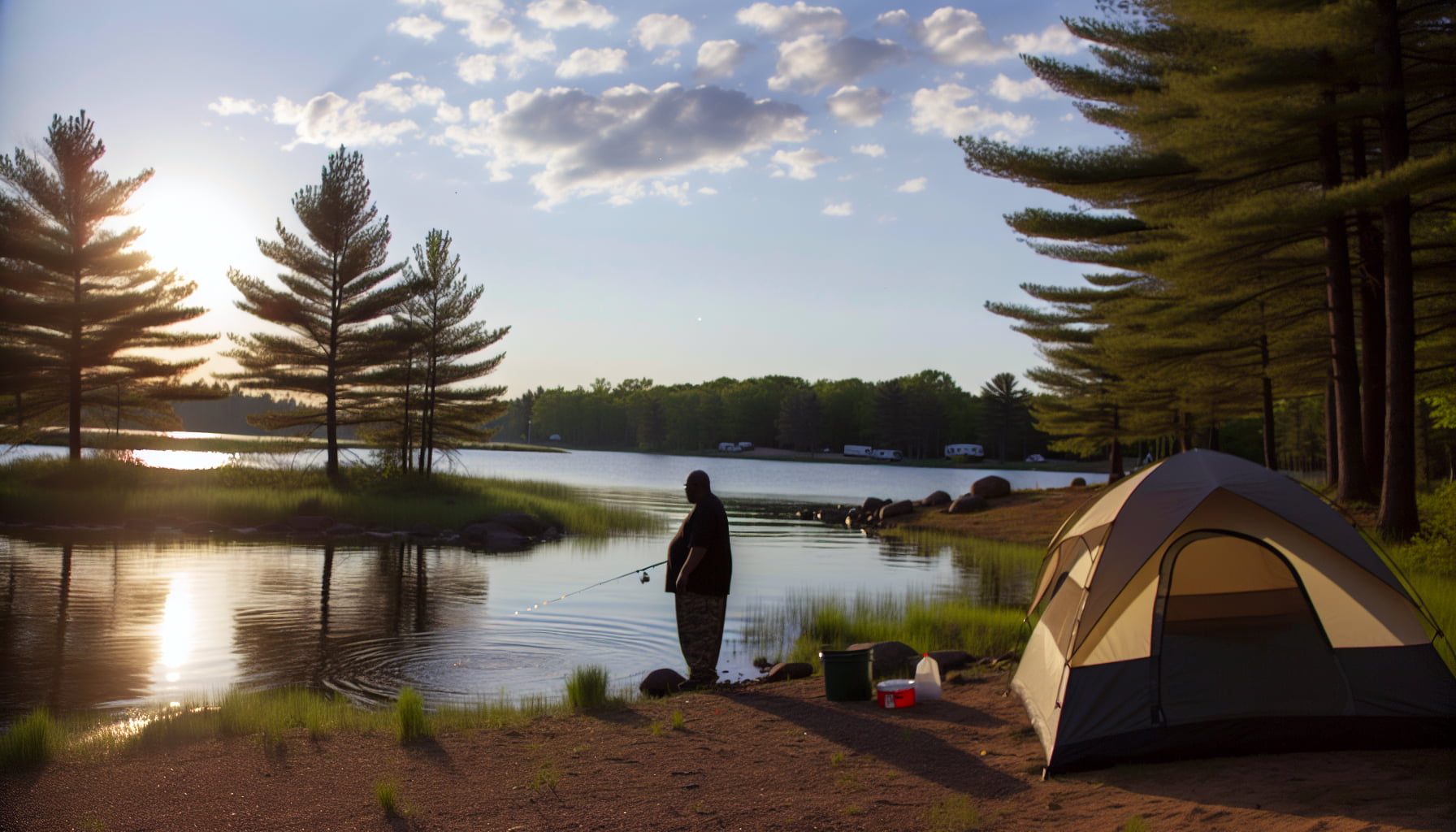 Comment choisir le meilleur endroit pour pêcher en camping ?