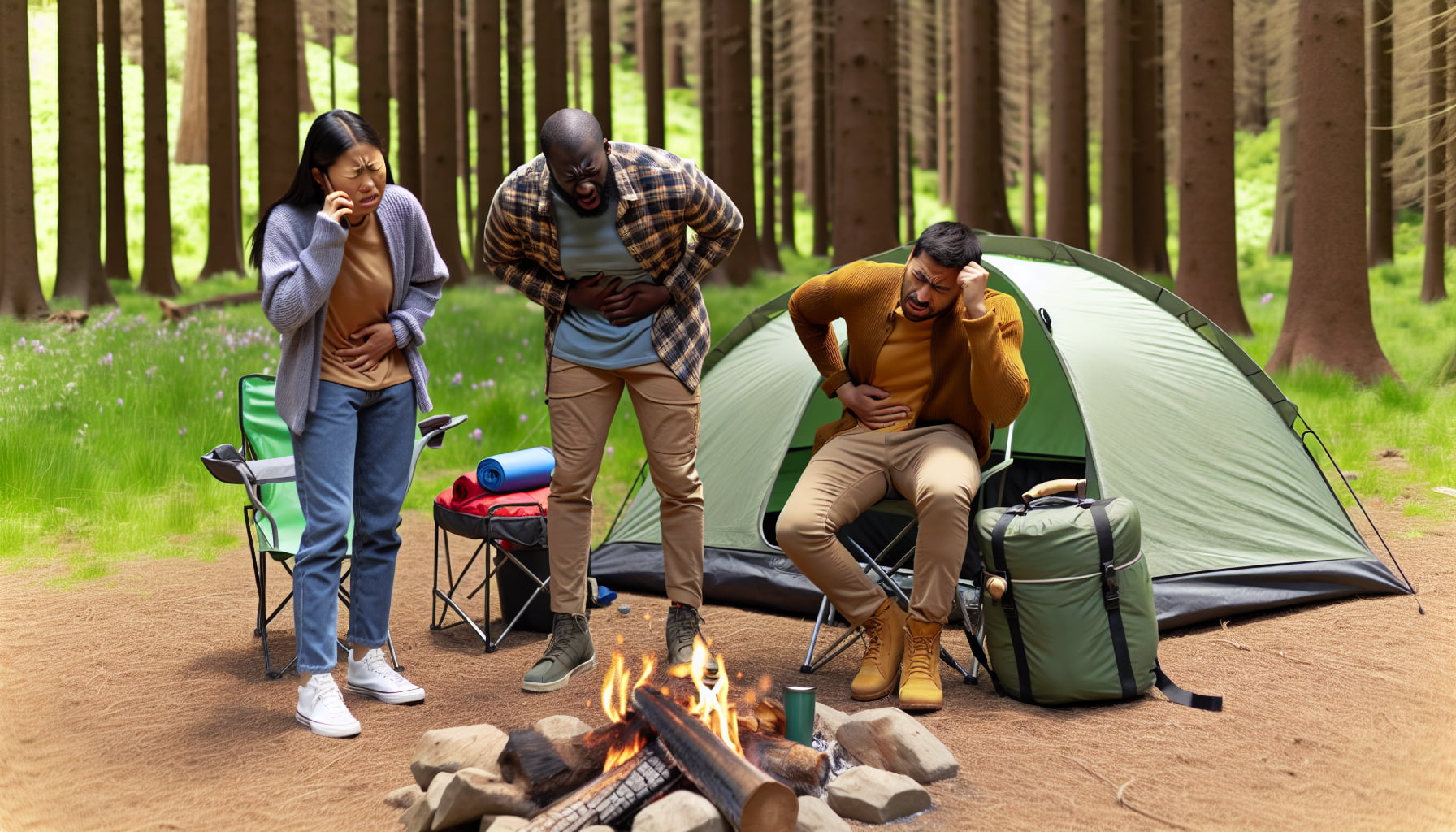 Comment reconnaître les signes d’une intoxication alimentaire en camping ?